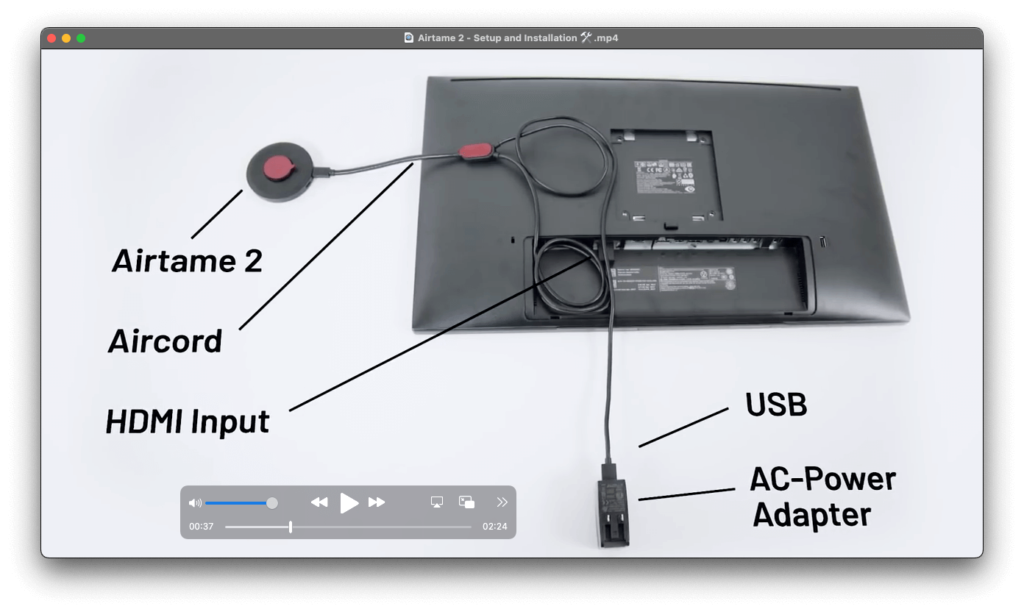 Airtame 2 無線簡報器｜ 安裝步驟 Setup and Installation 電視棒台灣官網